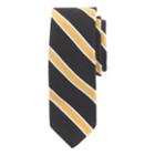 J.Crew English wool-silk tie in midnight stripe