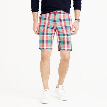 J.Crew 10.5 short in turquoise madras