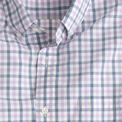 J.Crew Slim lightweight shirt in estate blue check
