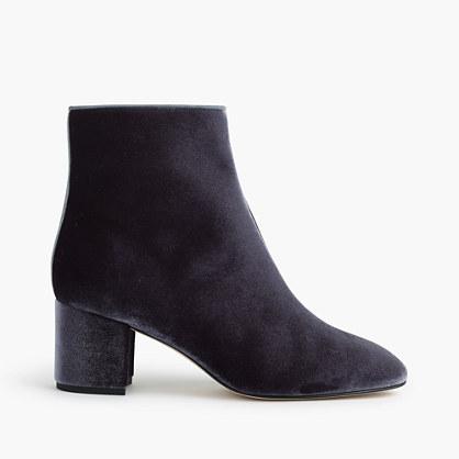 J.Crew Velvet Hadley boot