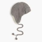 J.Crew Ribbed trapper hat