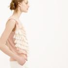 J.Crew Ryan Roche&trade; for J.Crew merino wool fringe sweater-vest