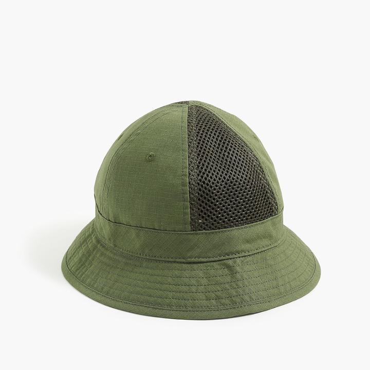 J.Crew Mesh paneled bucket hat