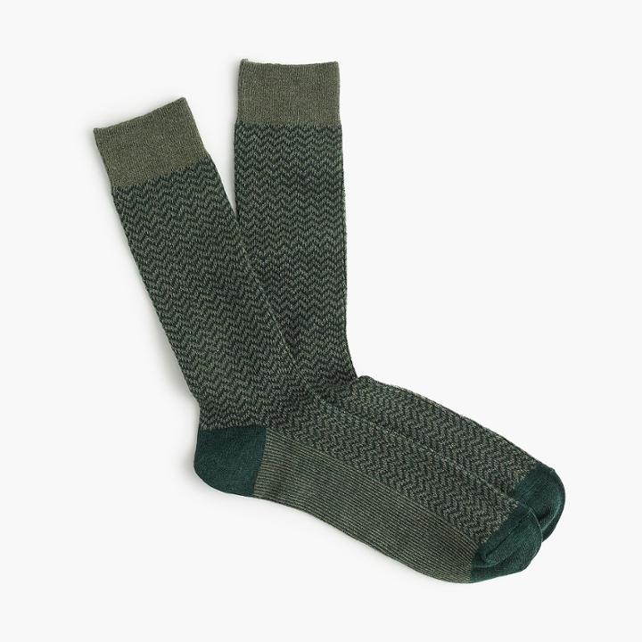 J.Crew Zigzag socks
