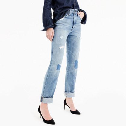 J.Crew Point sur high rise boyfriend jean in bellows wash