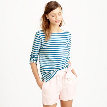 J.Crew Striped boatneck tee