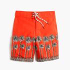J.Crew Boys' palm tree board short