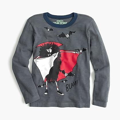 J.Crew Boys' long-sleeve vampire Max the Monster T-shirt