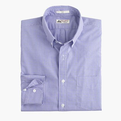 J.Crew Thomas Mason® for J.Crew Ludlow Slim-fit shirt in baltic mini-gingham