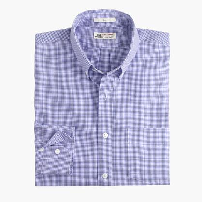 J.Crew Thomas Mason&reg; for J.Crew Ludlow Slim-fit shirt in baltic mini-gingham