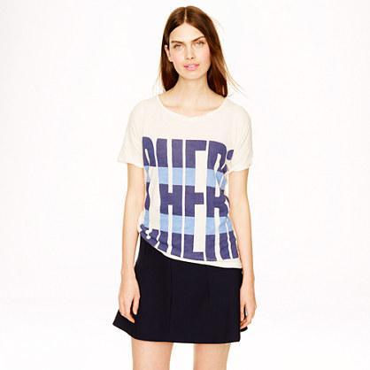 J.Crew Drapey tee in cheri