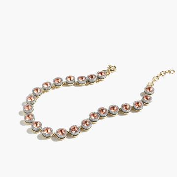 J.Crew Glitter br l&eacute;e necklace