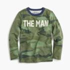 J.Crew Boys' camo-print The Man T-shirt