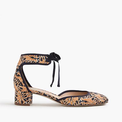 J.Crew Drake's® for J.Crew heels in giraffe print