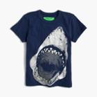 J.Crew Boys' glow-in-the-dark shark face T-shirt