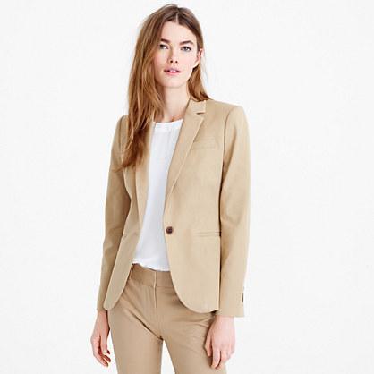 J.Crew Campbell blazer in bi-stretch cotton
