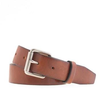 J.Crew Leather roller-buckle belt
