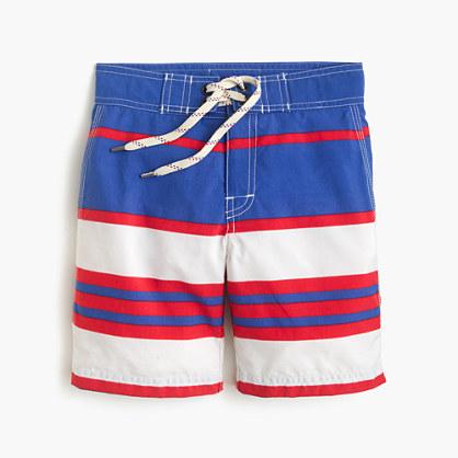 J.Crew Boys' board short in vintage stripe
