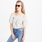 J.Crew Tall cotton off-the-shoulder top