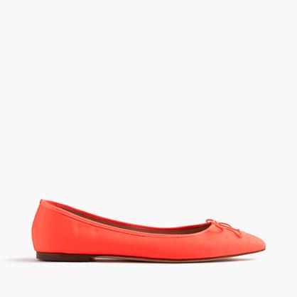 J.Crew Gemma canvas flats