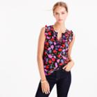 J.Crew Petite Margot top in painted pansy