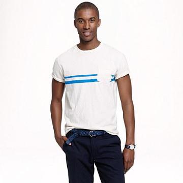 J.Crew Pocket tee in breaker stripe