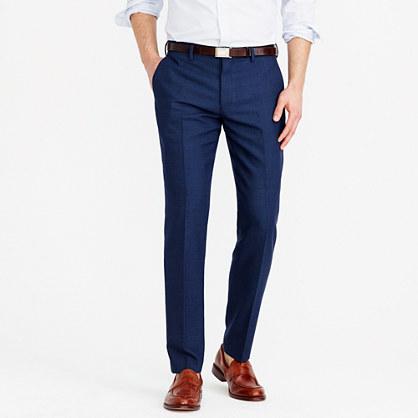 J.Crew Ludlow suit pant in bird's-eye Italian wool