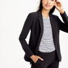 J.Crew Single-button jacket in bonded crepe