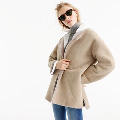 J.Crew Reversable shearling jacket