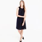 J.Crew Velvet polka-dot dress