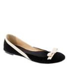 J.Crew Suede ballet flats with bow