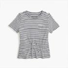 J.Crew Tie-waist pocket T-shirt in stripes