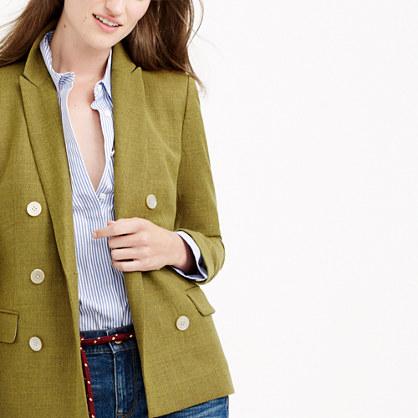 J.Crew Double-breasted blazer in wool flannel
