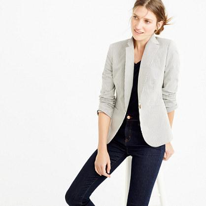 J.Crew Campbell blazer in skinny stripe
