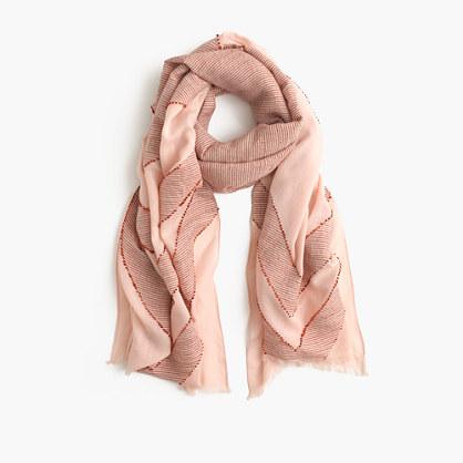 J.Crew Arrow print scarf