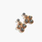 J.Crew Jewel box cluster earrings