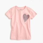 J.Crew Girls' short-sleeve heart T-shirt