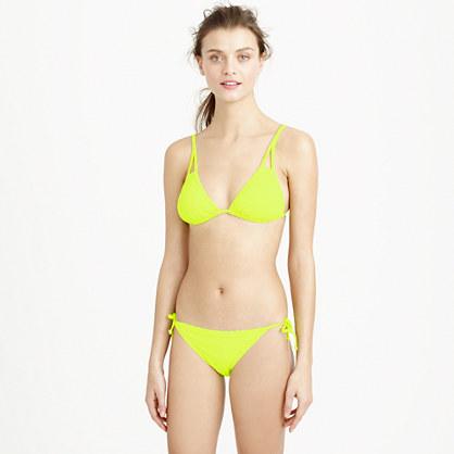 J.Crew Triangled string bikini top
