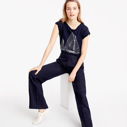 J.Crew Sailboat blueprint T-shirt