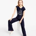 J.Crew Sailboat blueprint T-shirt