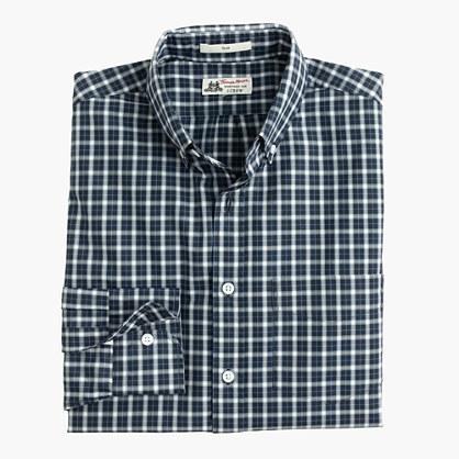 J.Crew Slim Thomas Mason® for J.Crew shirt in black tartan