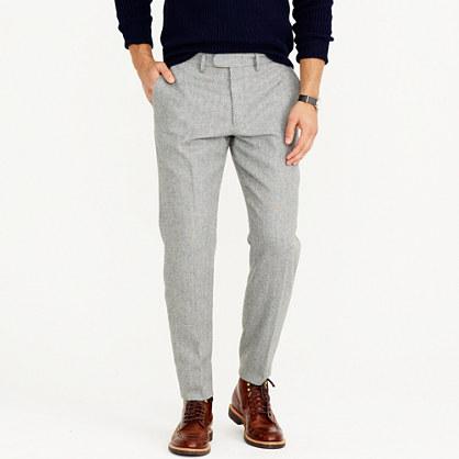 J.Crew Bowery classic pant in herringbone wool