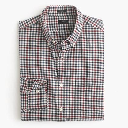 J.Crew Brushed twill shirt in district check
