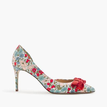 J.Crew Colette bow pumps in liberty® poppy and daisy floral