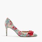 J.Crew Colette bow pumps in liberty&reg; poppy and daisy floral