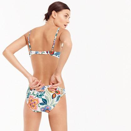 J.Crew Lowrider bikini bottom in Ratti® Rossignol Floral