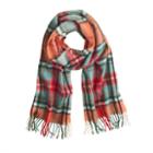 J.Crew Begg & Co.&trade; lambswool plaid scarf