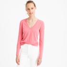 J.Crew Long-sleeve V-neck T-shirt in slub cotton