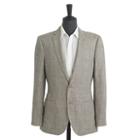 J.Crew Ludlow sportcoat in glen plaid Italian silk-linen