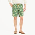 J.Crew 9 stretch board short in island print